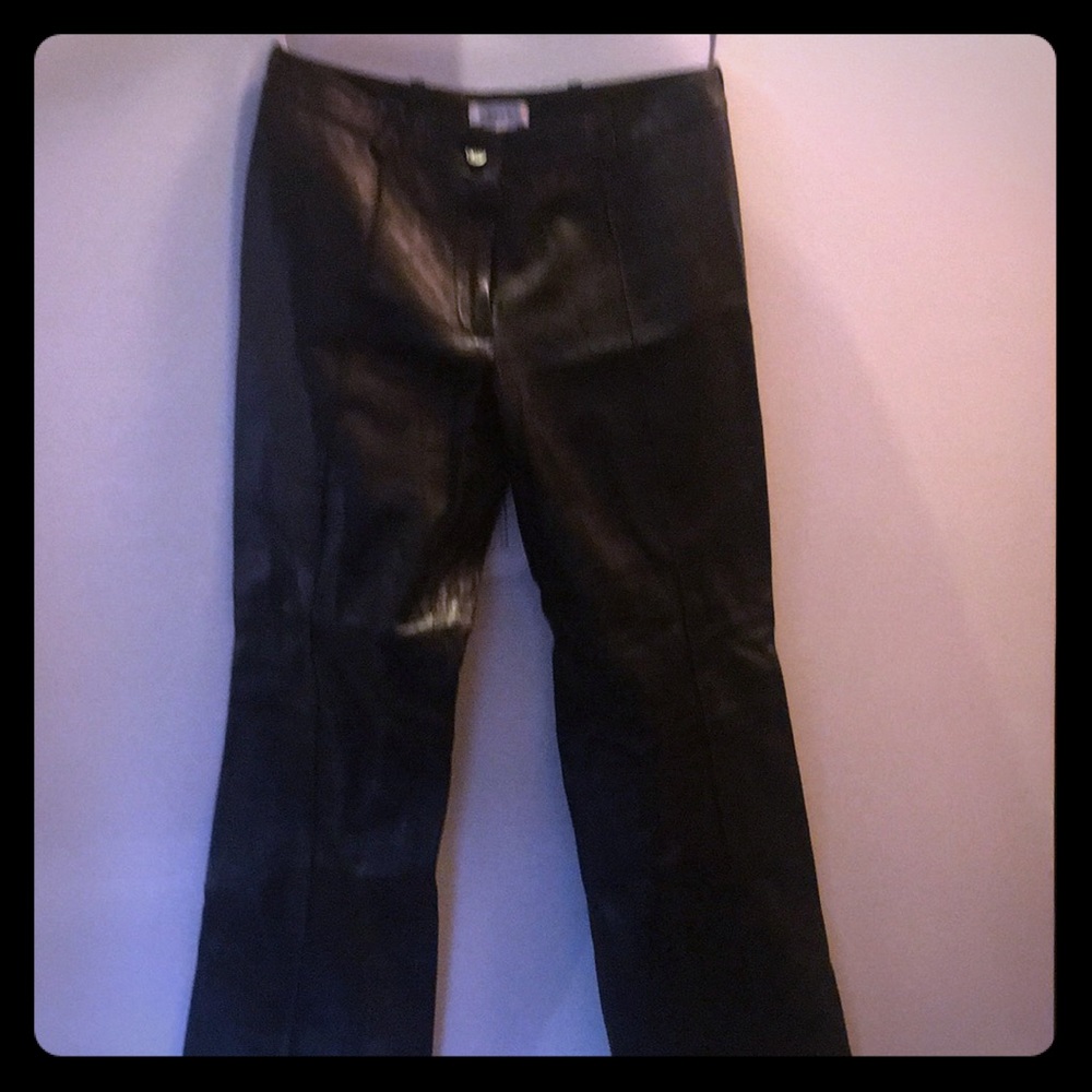 Boot cut Leather pants from Celine